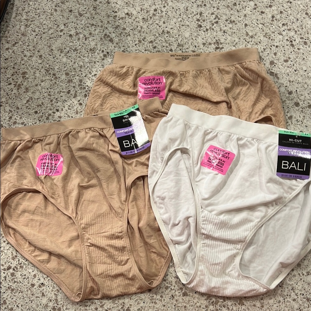 Bali Women’s  Underwear - Tan and White